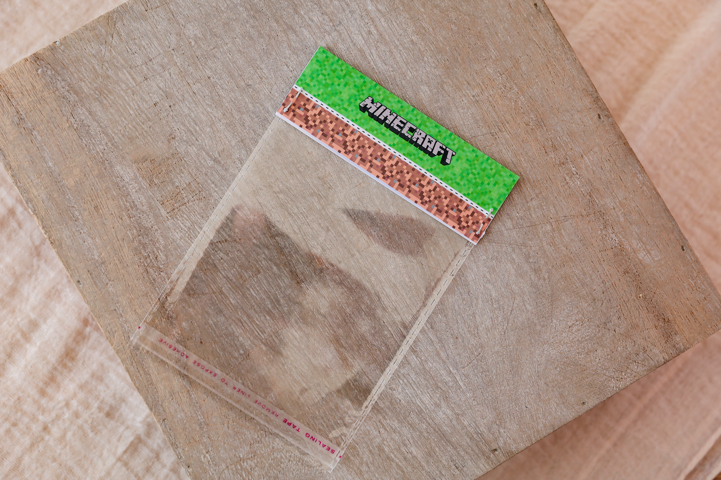 Sachet bonbons personnalisé Minecraft Melimeliparty