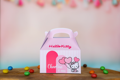 Mini boîte mini lunch personnalisée Hello Kitty Melimeliparty