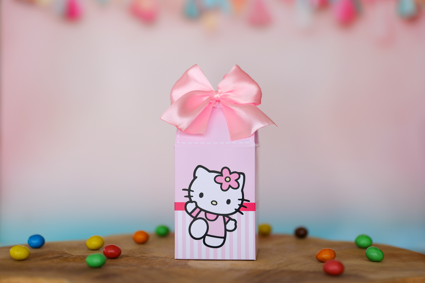 Mini boîte brique de lait personnalisée Hello Kitty Melimeliparty
