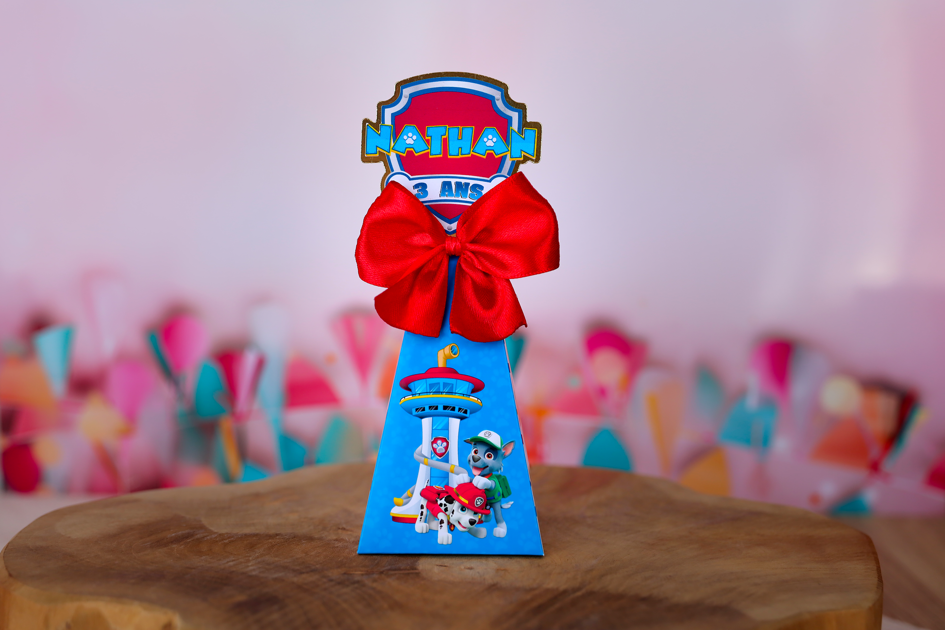 Box anniversaire personnalisée Pat patrouille Melimeliparty