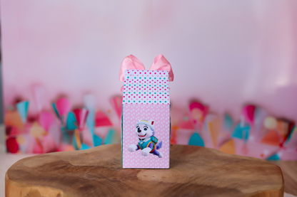 Mini boîte brique de lait personnalisée Pat patrouille Stella Melimeliparty