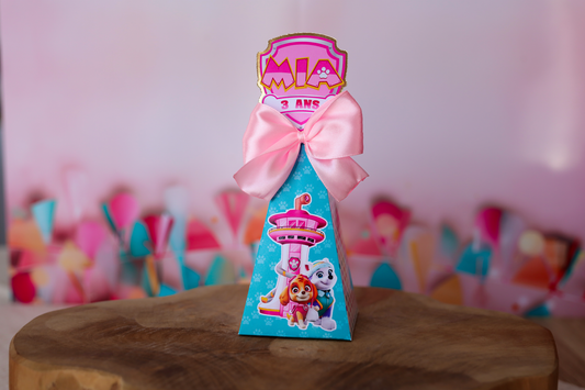 Box anniversaire personnalisée Pat patrouille Stella Melimeliparty