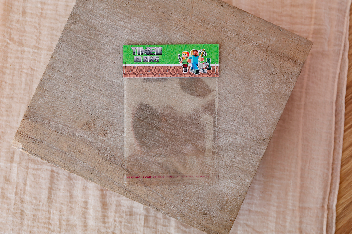 Sachet bonbons personnalisé Minecraft Melimeliparty