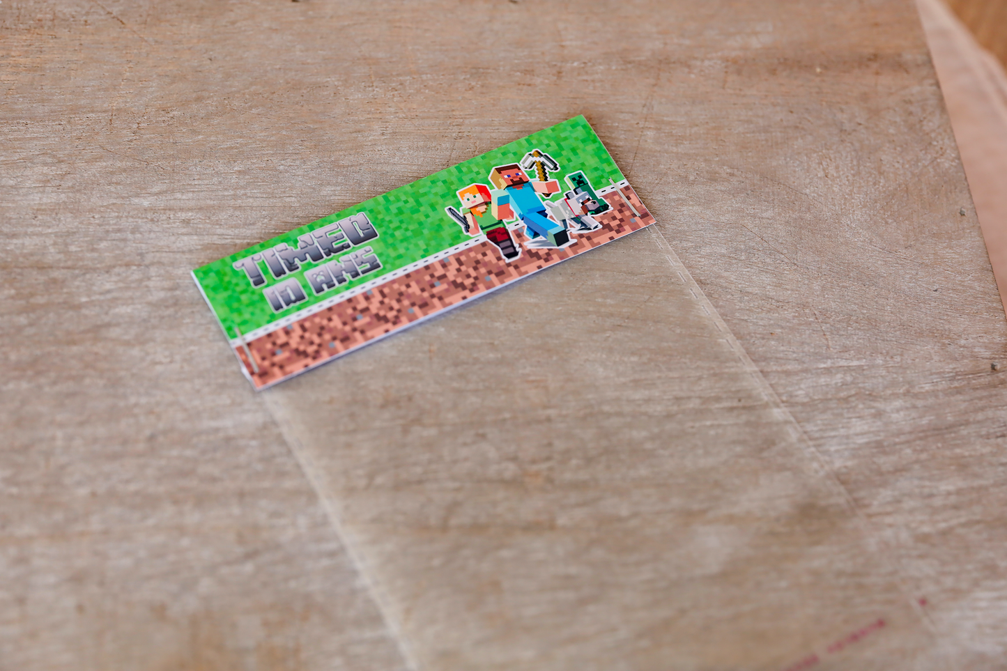 Sachet bonbons personnalisé Minecraft Melimeliparty