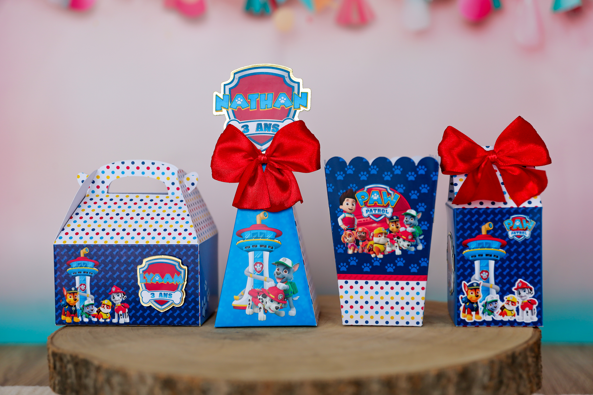 Box anniversaire personnalisée Pat patrouille Melimeliparty