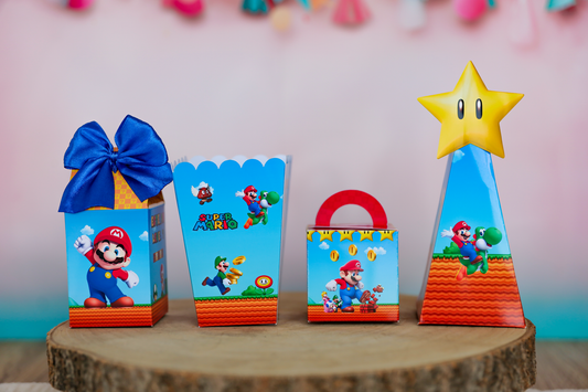 Box anniversaire personnalisée Mario bross Melimeliparty