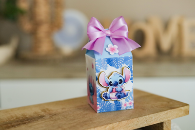 Mini boîte brique de lait personnalisée Stitch Melimeliparty