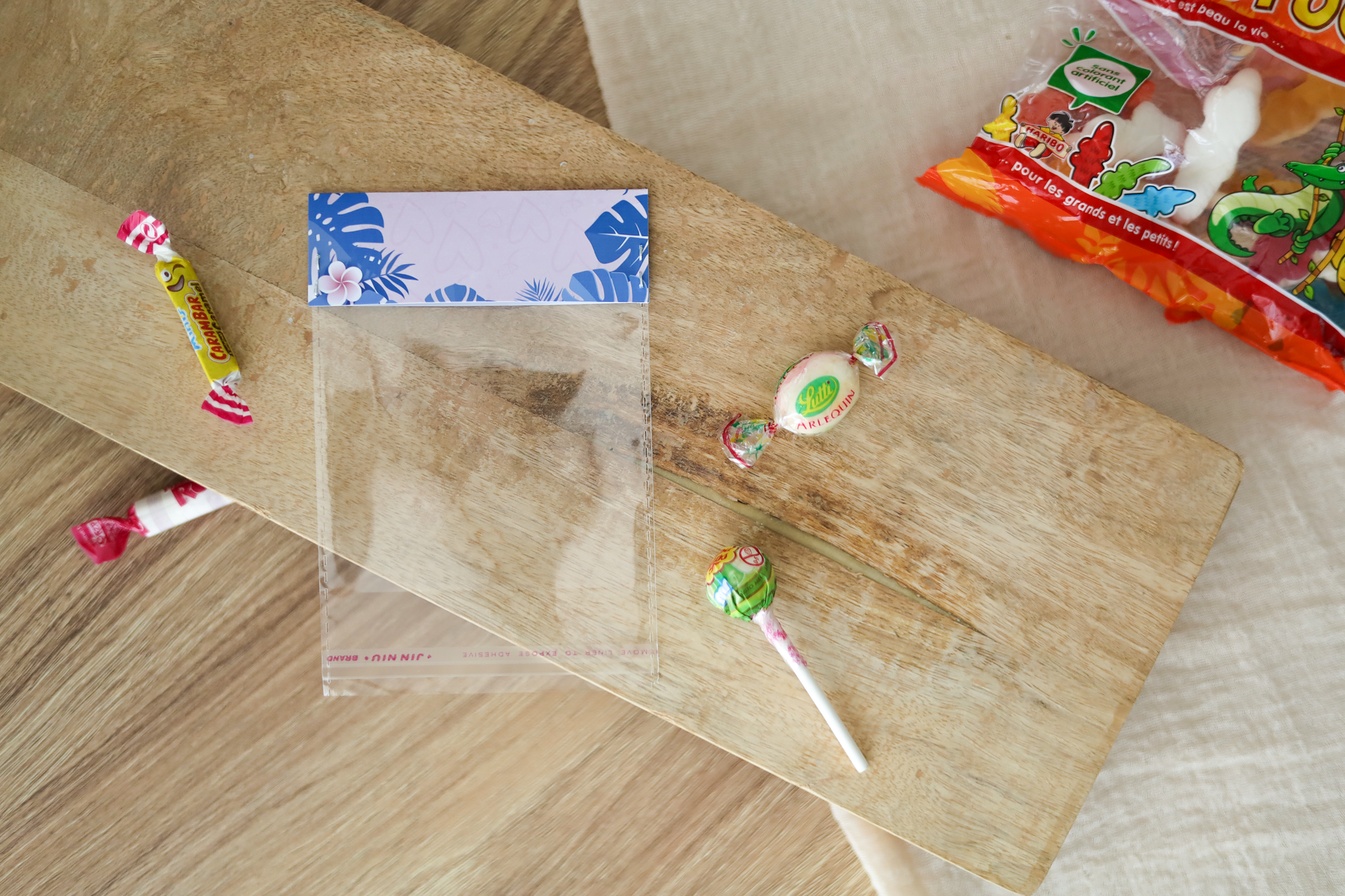 Sachet bonbons personnalisé Stitch Melimeliparty