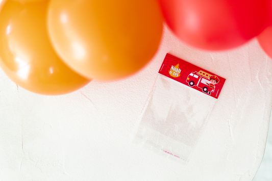 Sachet bonbons personnalisé pompier Melimeliparty