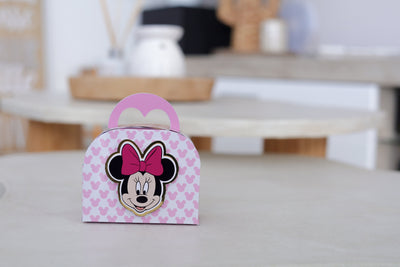 Mini boîte mini valise personnalisée Minnie Melimeliparty